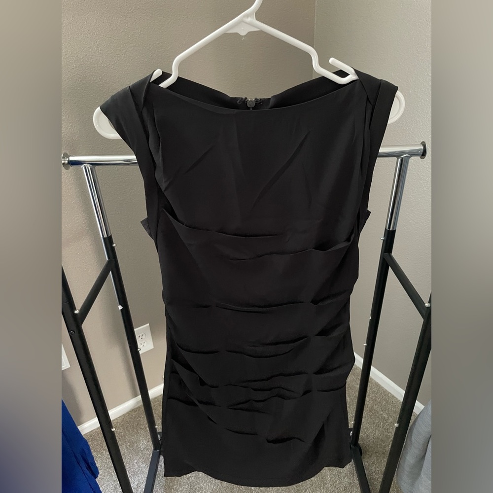 Express Sleeveless Black Sheath Dress